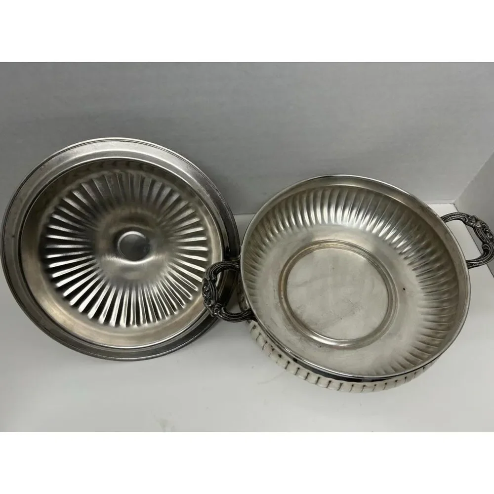 Silver Plate Covered 9
